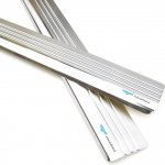 Alu-Frost Nerezové prahové lišty Ford Tourneo Custom II (od roku 2023>) - s 3D polepy - ALU FROST – Zboží Mobilmania