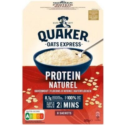 Quaker Oat přírodní ovesná kaše s proteinem 302 g – Hledejceny.cz