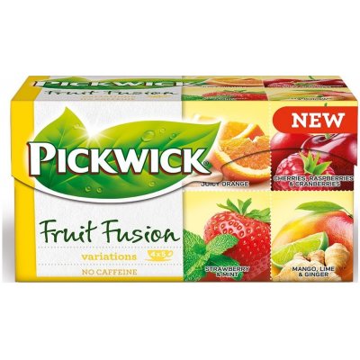 Pickwick Fruit Fusion Čaj Variace Pomeranč 20 x 2 g – Zboží Mobilmania