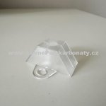 Vymezovací DISTANČNÍ PODLOŽKA 76/18 mm TRAPÉZ / ČIRÁ (1 ks) – Sleviste.cz
