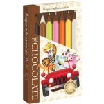 The Chocolate Čoko pastelky mléčné motiv zvířátka 100 g – Zboží Dáma