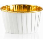Cake Star Alobalové pevné košíčky na muffiny bílé se zlatým vnitřkem (50 ks) – Zboží Dáma
