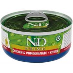 N&D Cat Prime Kitten Chicken & Pomegranate 70 g – Zboží Mobilmania