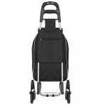 Springos Nákupní taška na kolečkách,šedá/černá – Hledejceny.cz