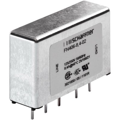 Schaffner FN 406-1-02, FN 406-1-02 odrušovací filtr, 250 V/AC, 1 A, 12 mH – Hledejceny.cz