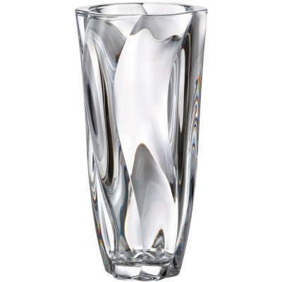 Crystal Bohemia Barley Twist 30,5 cm - vysoká skleněná váza na květiny – Zbozi.Blesk.cz
