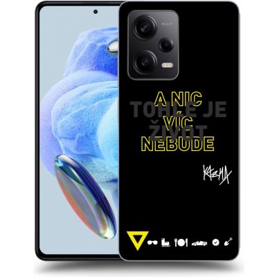 Pouzdro Picasee ULTIMATE CASE Xiaomi Redmi Note 12 5G - Kazma - TOHLE JE ŽIVOT A NIC VÍC NEBUDE