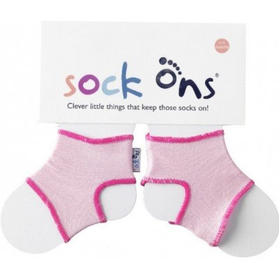 Sock Ons Držáky na ponožky Classic Baby Pink