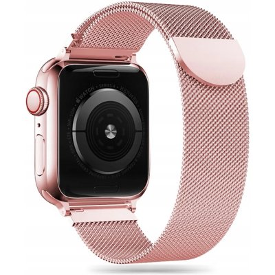 TECH-PROTECT MILANESE řemínek Apple Watch Ultra (49mm) / 8 / 7 (45mm) / 6 / SE / 5 / 4 (44mm) / 3 / 2 / 1 (42mm) růžovozlatý 36041 – Zboží Mobilmania