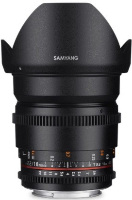 Samyang CINE 16mm T2.2 VDSLR II Nikon
