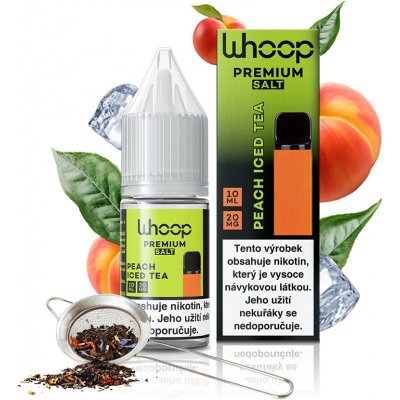 Whoop Salt Peach Iced Tea 10 ml 20 mg – Sleviste.cz
