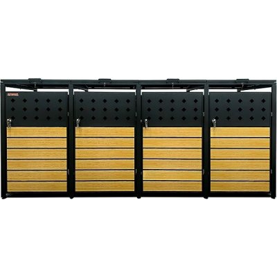 Scorpion Přístřešek na popelnice D01GW4Z antracit hnědý – Zboží Dáma