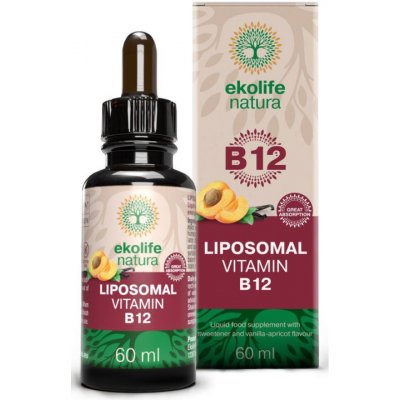 Ekolife natura Liposomal Vitamin B12 60ml (Lipozomální vitamín B12)