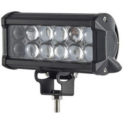 Pracovní světlo LED rampa 7”, 10-30V/36W l=16,7cm, dálkové s čočkami – Zboží Mobilmania