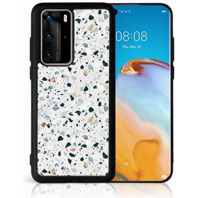 Pouzdro PROTEMIO 60946 MY ART Ochranný kryt Huawei P40 Pro GREY TERRAZZO (163) – Zboží Mobilmania