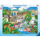 Ravensburger rámové Návštěva v ZOO 45 dílků