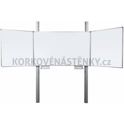 TRIPTYCH Školní tabule FINE K/PYLON AL II. 200 x 100 cm - TR K 200/100 ZBBBZ + PY jedn – Zboží Živě