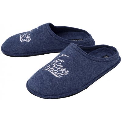 Esmara pánská domácí obuv s vysokým podílem vlny navy modrá – Zbozi.Blesk.cz