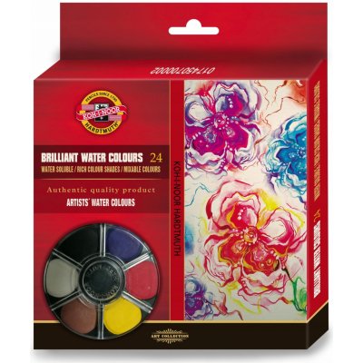 Koh-I-Noor brilantní kulaté 24 barev – Zboží Dáma