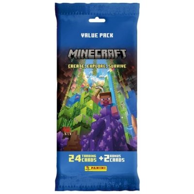 Panini Minecraft karty 3 - Fat Pack