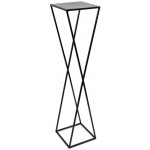 DekorStyle Stojan na květiny ESPIRAL 100 cm černý – Zboží Dáma