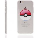 Pouzdro AppleMix Apple iPhone 6 Plus / 6S Plus gumové - Pokemon Go / Pokeball - modré