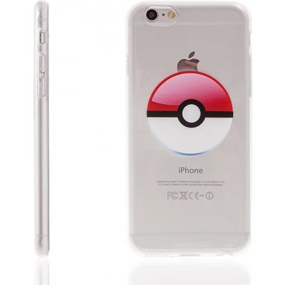 Pouzdro AppleMix Apple iPhone 6 Plus / 6S Plus gumové - Pokemon Go / Pokeball - modré – Zboží Mobilmania