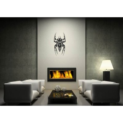 Weblux vzor s60889453 Šablona na zeď - Spider tattoo kotoučový papír bohatství kříž, rozměry 100 x 50 cm – Zbozi.Blesk.cz