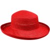 Klobouk Mayser dámský klobouk Isabella tvarovatelná krempa červený