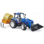 Bruder 2187 New Holland T5.120 s čelním nakladačem, sklápěcím boxem a vidlemi – Zboží Dáma