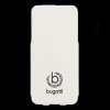 Pouzdro a kryt na mobilní telefon Pouzdro Bugatti Geneva Flip iPhone 5/5S/SE White