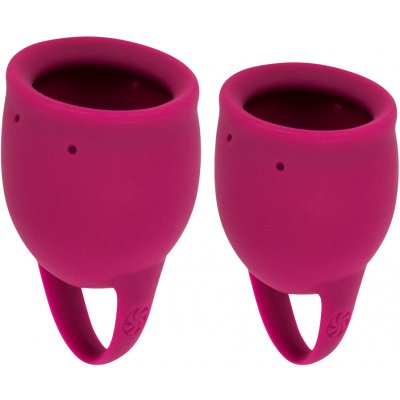 Lola Games Sada menstruačních kalíšků Natural Wellness Červená Pivoňka 2 ks – Sleviste.cz