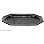 Podnos rPET oválný černý 45 x 30,2 cm 74945 – Hledejceny.cz