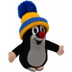 Krtek s kulichem modro žlutým 15 cm – Zboží Mobilmania