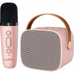 MAXLIFE MXKS 100 BT karaoke set růžový – Zboží Mobilmania