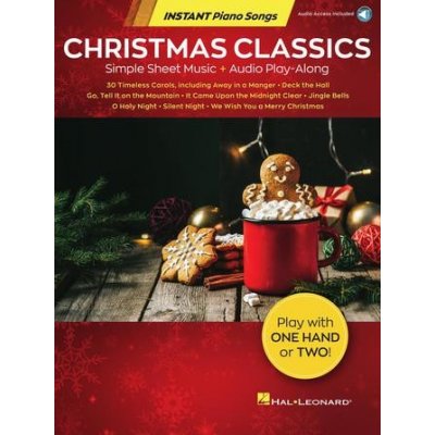 Christmas Classics Instant Piano Songs Simple Sheet Music + Audio Play-Along 1410142 – Zbozi.Blesk.cz