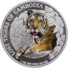 National Bank of Cambodia stříbrná mince Lost Tigers 2023 1 oz