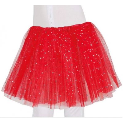 sukně s hvězdičkami červená – Zboží Dáma