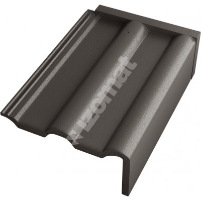 Betonpres Exclusiv taška krajová pravá břidlicově černá – Zboží Mobilmania