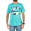 Pánské Tričko Rip Curl INSTASEARCH S/S TEE Aqua Sea