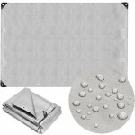 Springros Krycí plachta s oky 4x5 m, extra silná 270g PE, šedá PROTECT GA2156-XG – Zboží Dáma