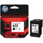 HP 651 originální inkoustová kazeta černá C2P10AE – Zbozi.Blesk.cz