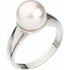 Prsteny Evolution Group s.r.o. Stříbrný prsten s Preciosa perlou bílý 35022.1