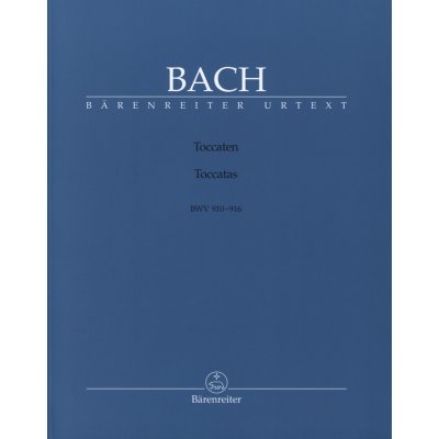 J.S. Bach: Toccatas BWV 910-916 noty na klavír – Sleviste.cz