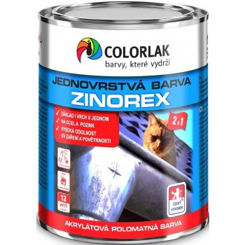 Colorlak Zinorex S 2211 3,5l RAL 9005 černá hluboká