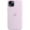 Pouzdro a kryt na mobilní telefon Apple Apple iPhone 14 Plus Silikonový kryt s MagSafe šeříkově modrý MPT83ZM/A