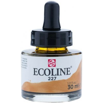 Ecoline Royal Talens Akvarelový inkoust 30ml yellow ochre – Zboží Mobilmania