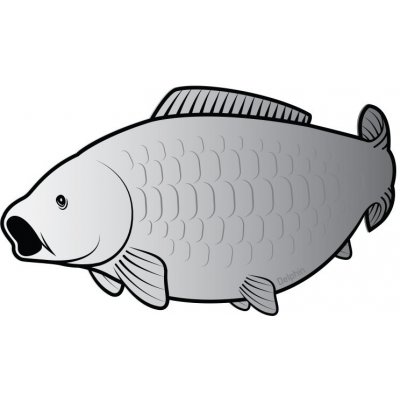 Nálepka Delphin Silver Kapr – Zboží Živě