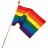 Erotický gadget Mister B. Rainbow flag on stick duhová vlajka 44 x 31 cm