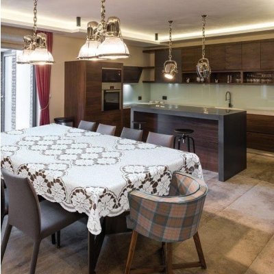 Interie Ubrus kusový UK22912 bílý 140x240 cm – Zboží Mobilmania